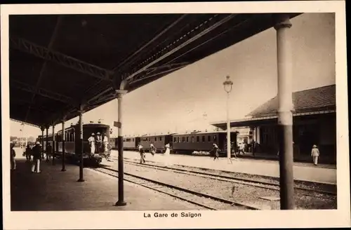 Ak Saigon Cochinchina Vietnam, La Gare