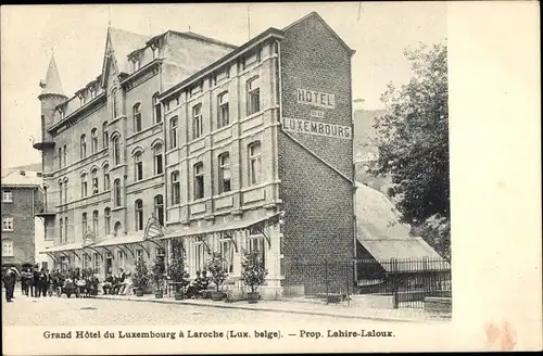 Ak Laroche La Roche en Ardennes Wallonie Luxemburg, Grand Hotel