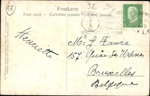 Künstler Ak Portrait einer Frau in badischer Tracht