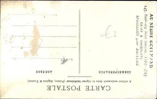 Ak 1. April, Kleinkind mit Blume