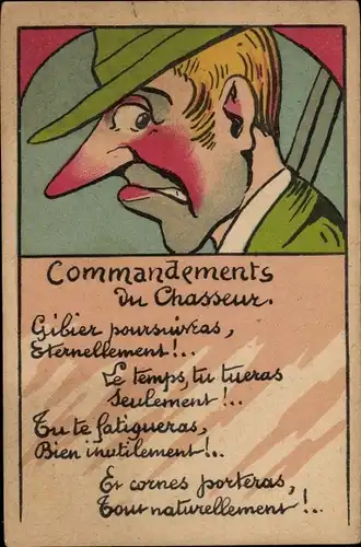 Ak Commandements du Chasseur, le temps, tu tueras seulement