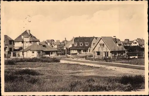 Ak Saint Idesbald Koksijde Coxyde Bains Westflandern, Groupe de Villas