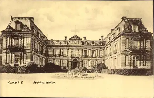 Ak Colmar Kolmar Elsass Haut Rhin, Bezirkspräsidium