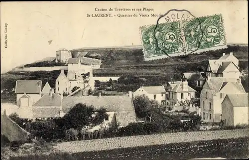Ak St. Laurent Calvados, Quartier du Vieux Moulin