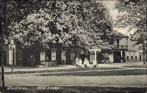 Ak Zuidlaren Drenthe Niederlande, Hotel Zondag