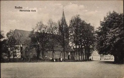 Ak Roden Drenthe Niederlande, Kirche