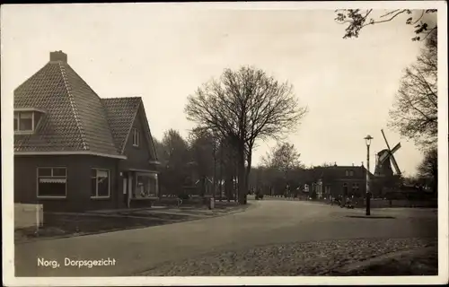 Ak Norg Drenthe, Dorfpartie