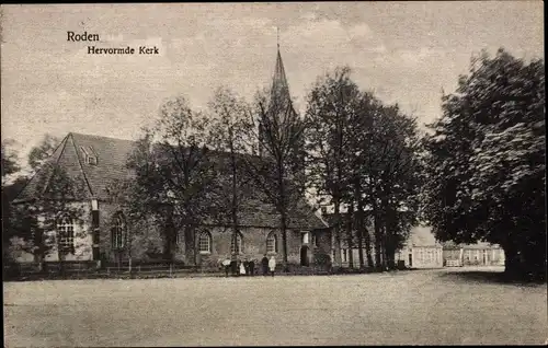 Ak Roden Drenthe Niederlande, Kirche