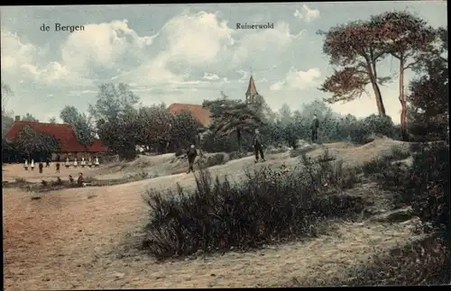 Ak Ruinerwold Drenthe Niederlande, de Bergen