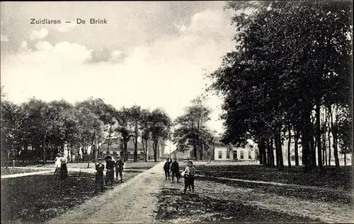 Ak Zuidlaren Drenthe Niederlande, De Brink