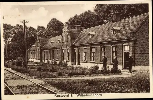 Ak Wilhelminaoord Westerveld Drenthe Niederlande, Bahnhof, Rustoord 1