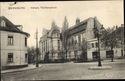 Ak Bernburg an der Saale, Höhere Töchterschule