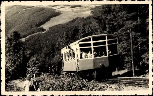 Foto Ak Oberweißbach Thüringen, Oberweißbacher Bergbahn