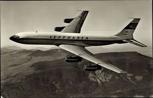 Ak Passagierflugzeug Boeing 707 der Lufthansa, D-ABOF