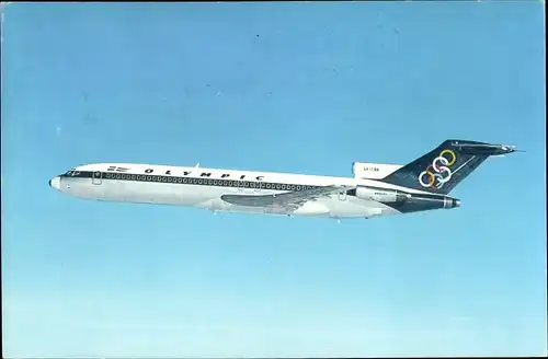 Ak Griechisches Passagierflugzeug, Olympic Airways, Boeing 727 200