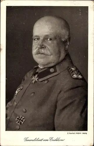 Ak Generalfeldmarschall Emil Gottfried Hermann von Eichhorn, Portrait