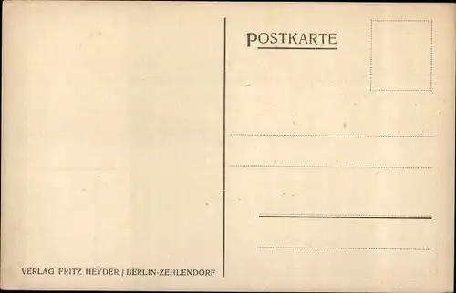 Künstler Ak Luntz, Adolf, An der Stadtmauer, Kalender Kunst und Leben