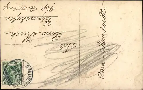 Ak Fröhliches Neujahr, Kind als Schornsteinfeger, NPG 1291