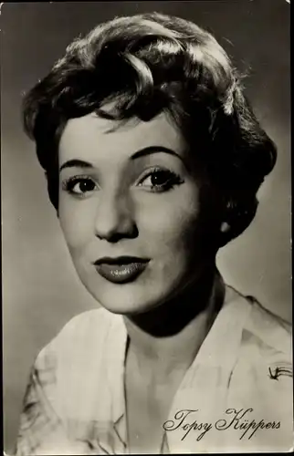 Ak Schauspielerin Topsy Küppers, Portrait, Gitarren der Liebe