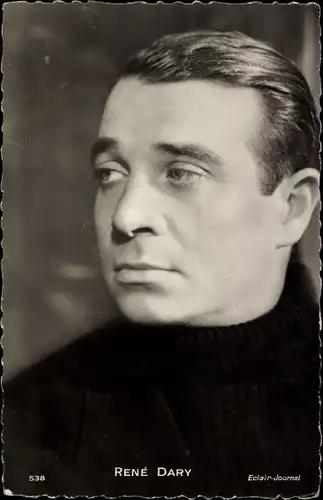 Ak Schauspieler Rene Dary, Portrait