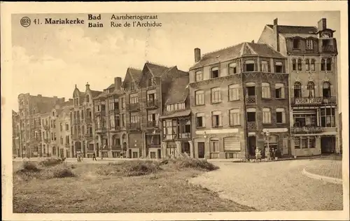 Ak Mariakerke Ostende Westflandern, Bad, Aartshertogstraat