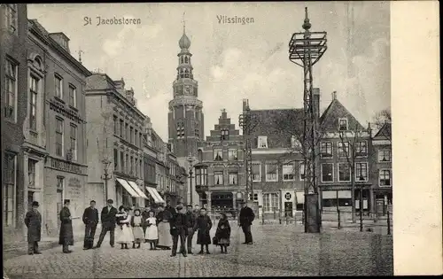 Ak Vlissingen Zeeland Niederlande, St. Jacobstoren