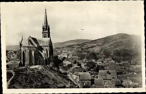 Ak Fumay Ardennes, Panorama in der Mitte der Villa