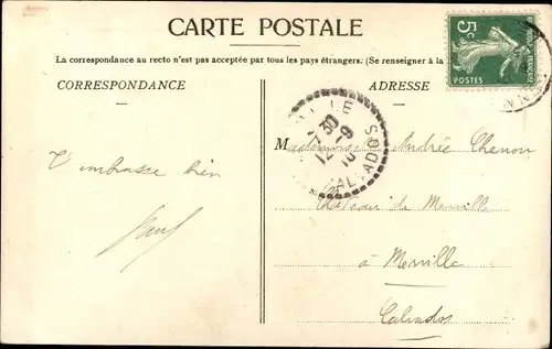 Ak Givet Ardennen, Maastal, Zivilgefängnis des Turms