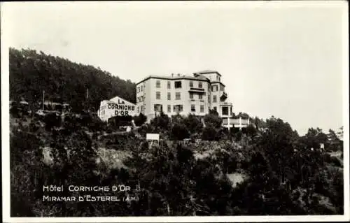 Ak La Corniche Alpes Maritimes, Hotel Corniche d’Or, Miramar de Esterel