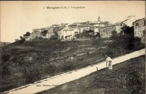 Ak Mougins Alpes Maritimes, Gesamtansicht