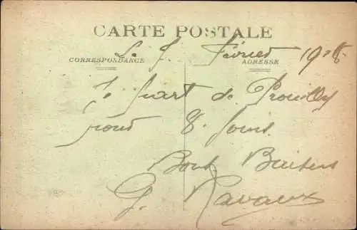 Ak Pont Arcy Aisne, Kirche