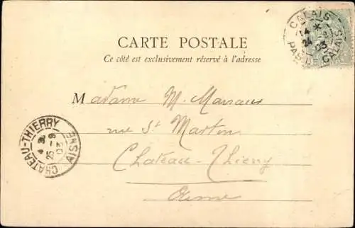 Ak Vic Vicq sur Aisne, Pont