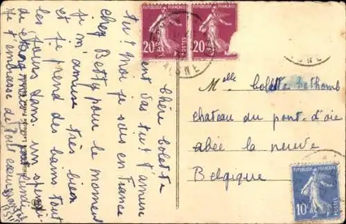 Ak Aisne, Château de Fourdrain