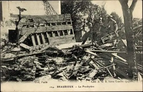 Ak Beaurieux Aisne, Le Presbytere