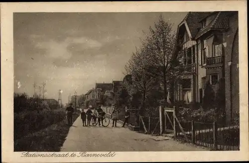 Ak Barneveld Gelderland, Stationsstraat