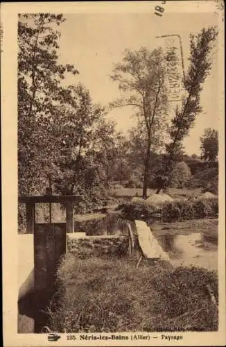 Ak Néris les Bains Allier, Landschaft