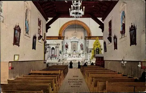 Ak Guadeloupe, Kircheninneres