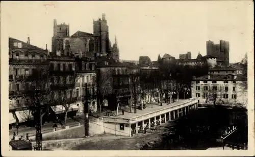 Ak Narbonne Aude, Rue Jean Jaures