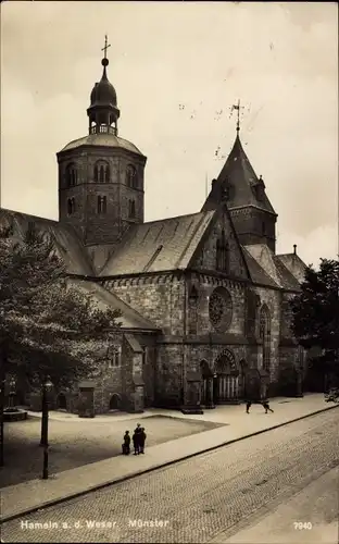 Ak Hameln an der Weser Niedersachsen, Münster