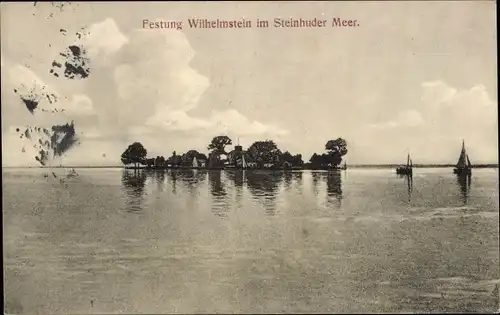 Ak Steinhude Wunstorf in Niedersachsen, Festung Wilhelmstein im Steinhuder Meer