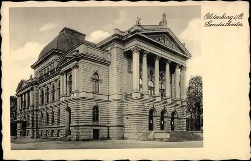 Ak Oldenburg in Oldenburg, Landestheater