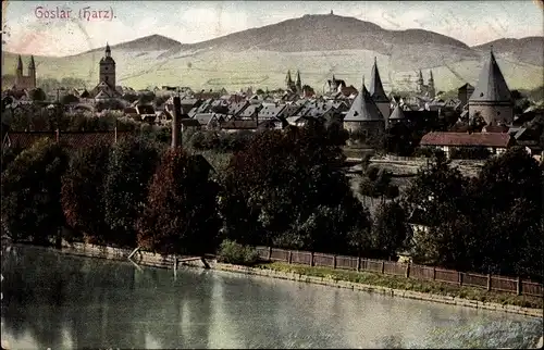 Ak Goslar am Harz, Gesamtansicht