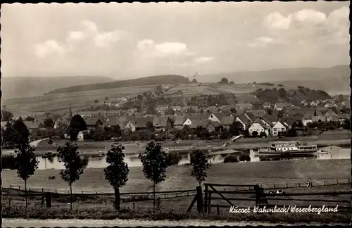 Ak Wahmbeck Bodenfelde an der Weser, Panorama
