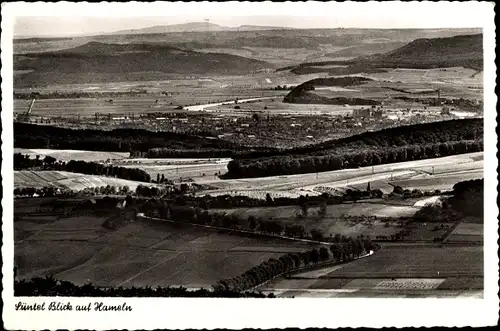 Ak Süntel Hessisch Oldendorf an der Weser, Blick auf Hameln