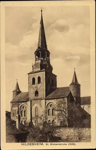 Ak Hildesheim in Niedersachsen, St. Michaeliskirche