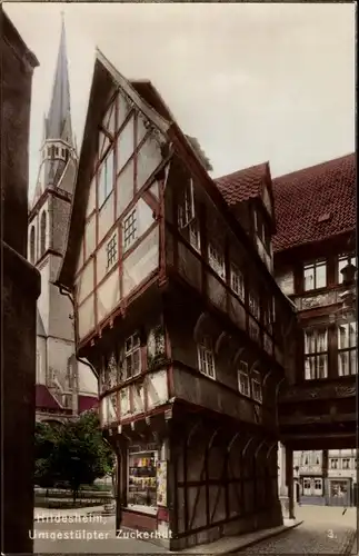 Ak Hildesheim in Niedersachsen, umgestülpter Zuckerhut