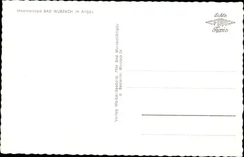 Ak Bad Wurzach in Oberschwaben, Totalansicht