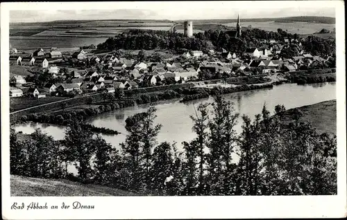 Ak Bad Abbach an der Donau Niederbayern, Panorama