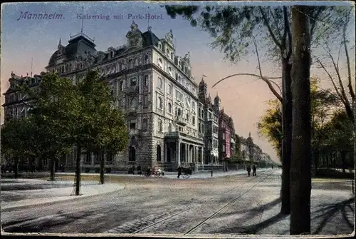 Ak Mannheim in Baden, Kaiserring, Parkhotel