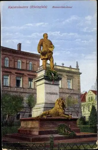 Ak Kaiserslautern in der Pfalz, Bismarckdenkmal